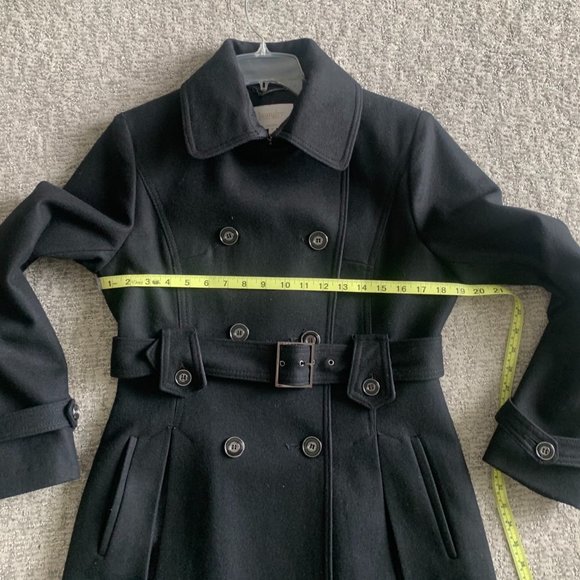 laundry by Shelly Segal Black/Gray Wool Coat - Size 8 - Picture 11 of 15